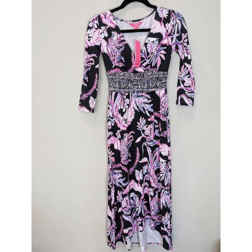 Lilly Pulitzer XXS Fleuris Midi Dress